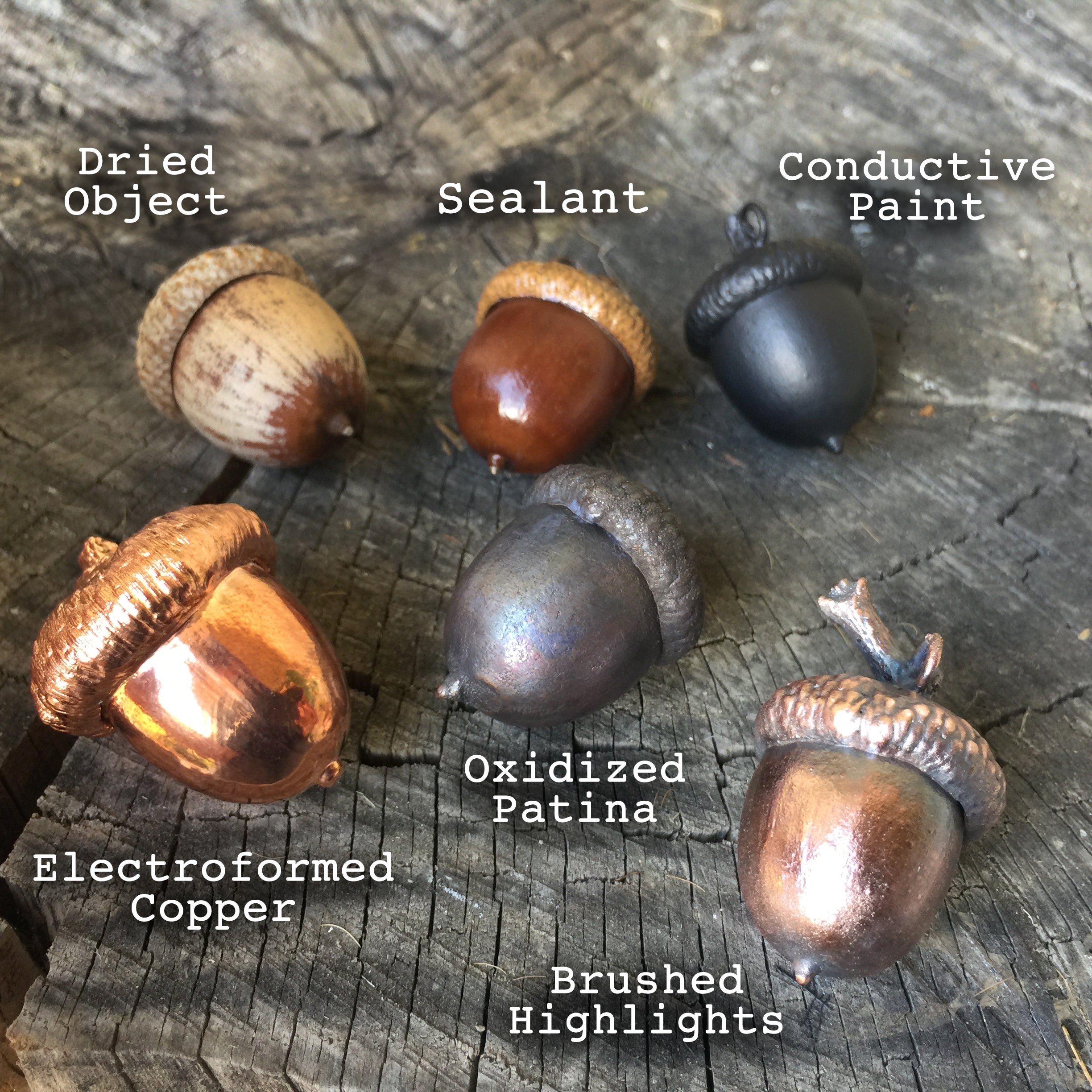 Electroforming Kit | Learn How to Copper Electroform Jewelry | Cu Electroforming Starter Kit - Enchanted Leaves - Nature Jewelry - Unique Handmade Gifts