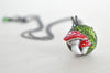 Mushroom Cameo Necklace | Handmade Amanita Mushroom Pendant | Woodland Toadstool Jewelry - Enchanted Leaves - Nature Jewelry - Unique Handmade Gifts