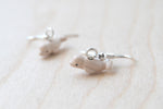 Beluga Whale Earrings | Whale Jewelry | Beluga Charms - Enchanted Leaves - Nature Jewelry - Unique Handmade Gifts