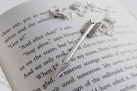 Stay Alive | Silver Arrow Pendant | Boho Arrow Necklace - Enchanted Leaves - Nature Jewelry - Unique Handmade Gifts