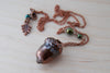 Custom Fallen Copper Acorn Necklace | REAL Acorn Leaf Pendant | Copper Electroformed Nature Jewelry - Enchanted Leaves - Nature Jewelry - Unique Handmade Gifts