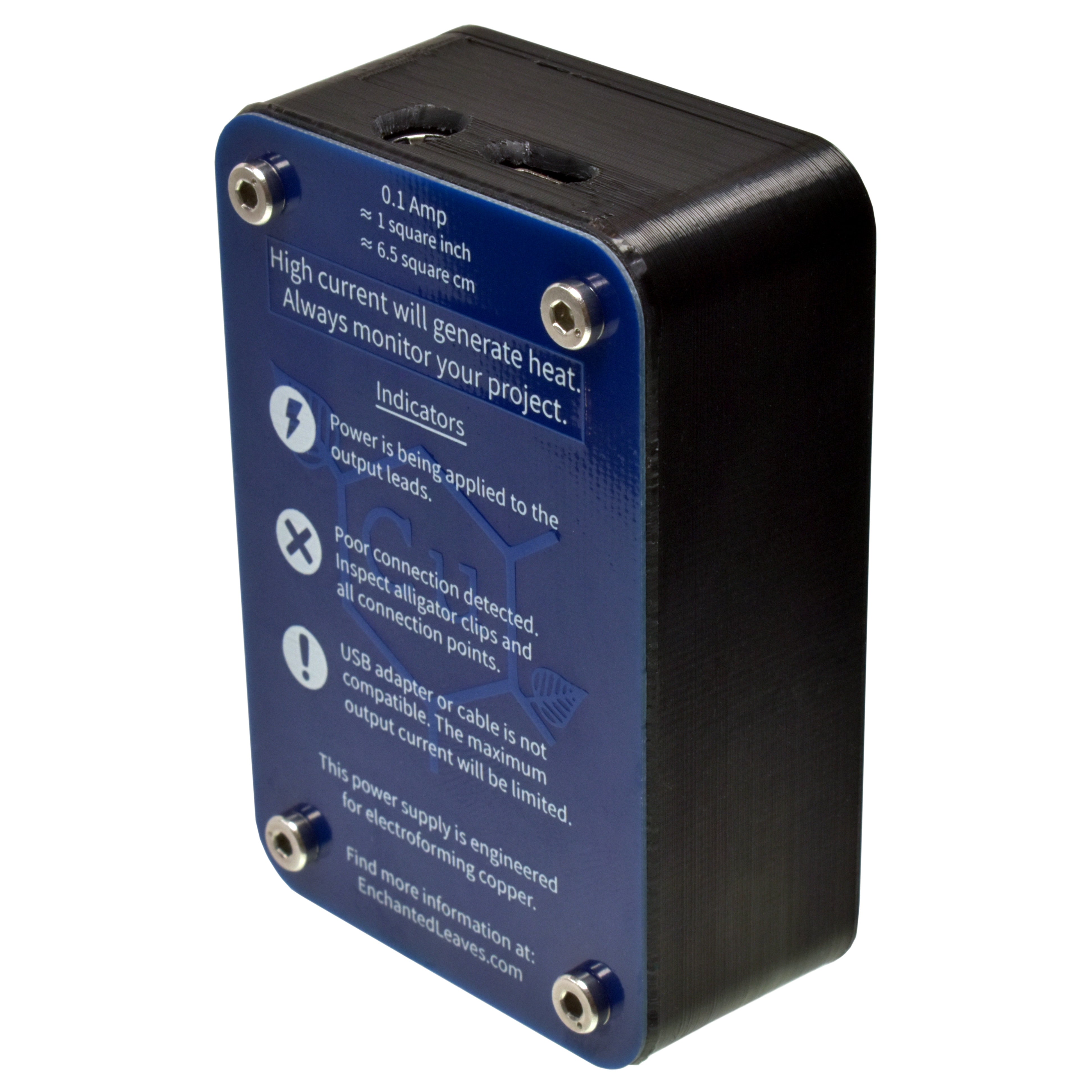 Cu MiniForm XL Power Supply for Electroforming Copper | 5 Amp | Small Compact Jewelry Rectifier