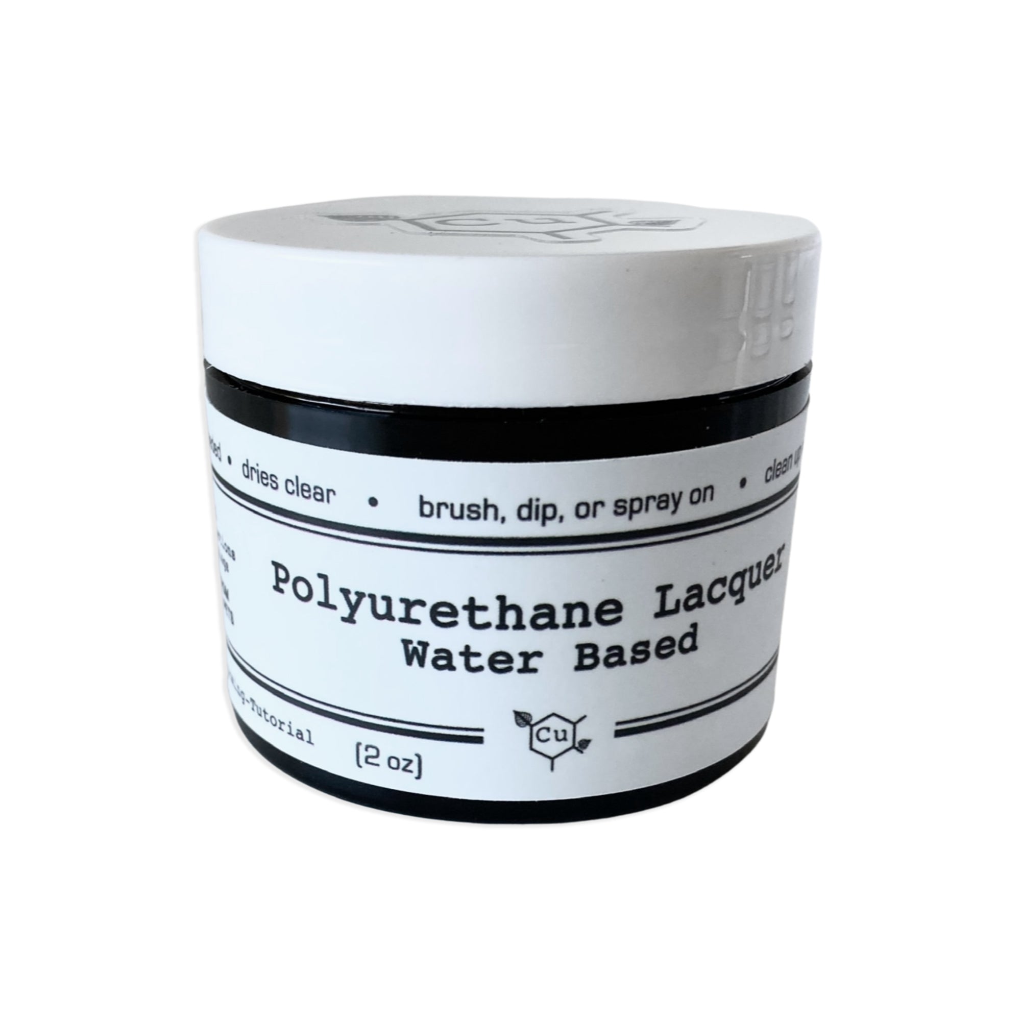 Alcohol Base Conductive Paint | 2oz Jar of Graphite Conductive Paint | Copper Electroforming Supplies | Sold Singly or in a Set with Polyurethane Lacquer and Paint Thinner