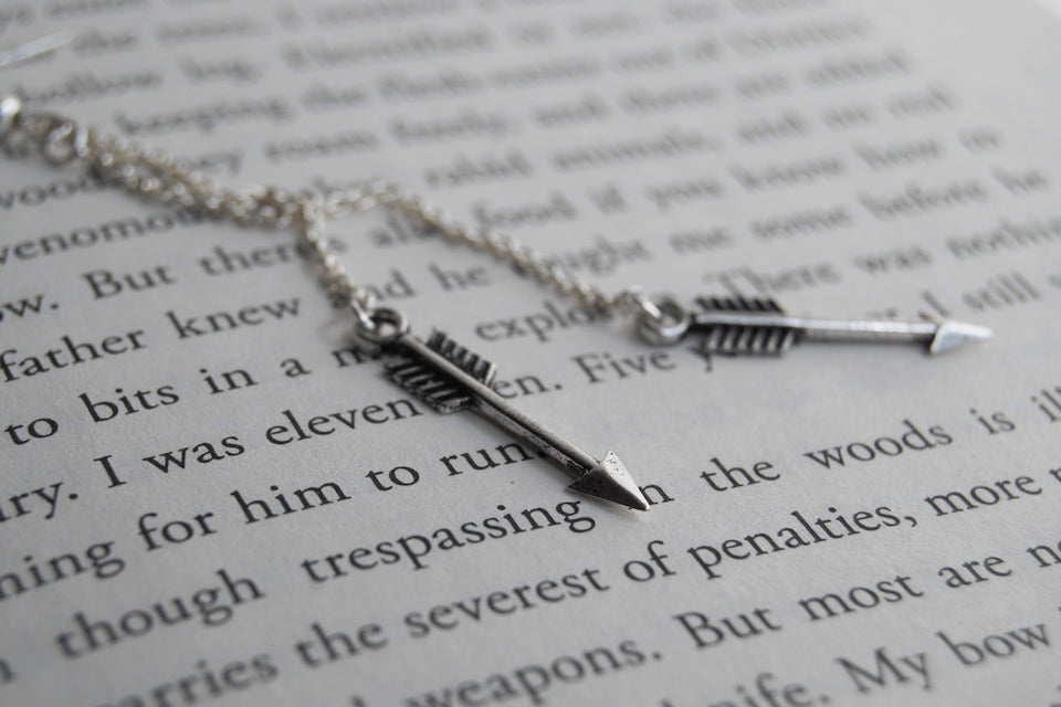 Arrow Earrings | Cute Arrow Earrings | Silver Arrow Charms - Enchanted Leaves - Nature Jewelry - Unique Handmade Gifts
