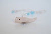 Beluga Whale Necklace | Cute Whale Necklace | Ceramic White Beluga Charm Necklace - Enchanted Leaves - Nature Jewelry - Unique Handmade Gifts