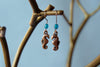 Copper Seahorse Earrings | Cute Sea Horse Charm | Ocean Jewelry - Enchanted Leaves - Nature Jewelry - Unique Handmade Gifts
