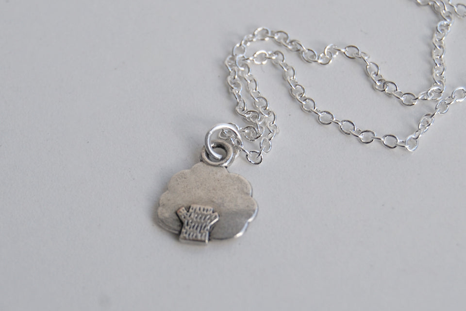Itty Bitty Tree Necklace | Silver Tree Charm Necklace | Nature Pendant - Enchanted Leaves - Nature Jewelry - Unique Handmade Gifts