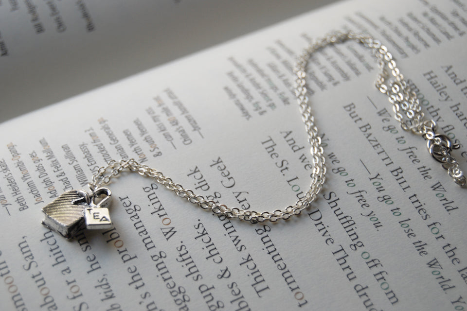 Teensy Tea Bag Necklace - Enchanted Leaves - Nature Jewelry - Unique Handmade Gifts