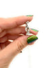 Tiny Silver Laboratory Microscope Necklace | Highly Detailed Science Charm Jewelry