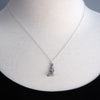 Tiny Silver Laboratory Microscope Necklace | Highly Detailed Science Charm Jewelry
