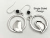 Minimal Silver Bird Earrings | Bird Charm Earrings | Cute Bird Jewelry