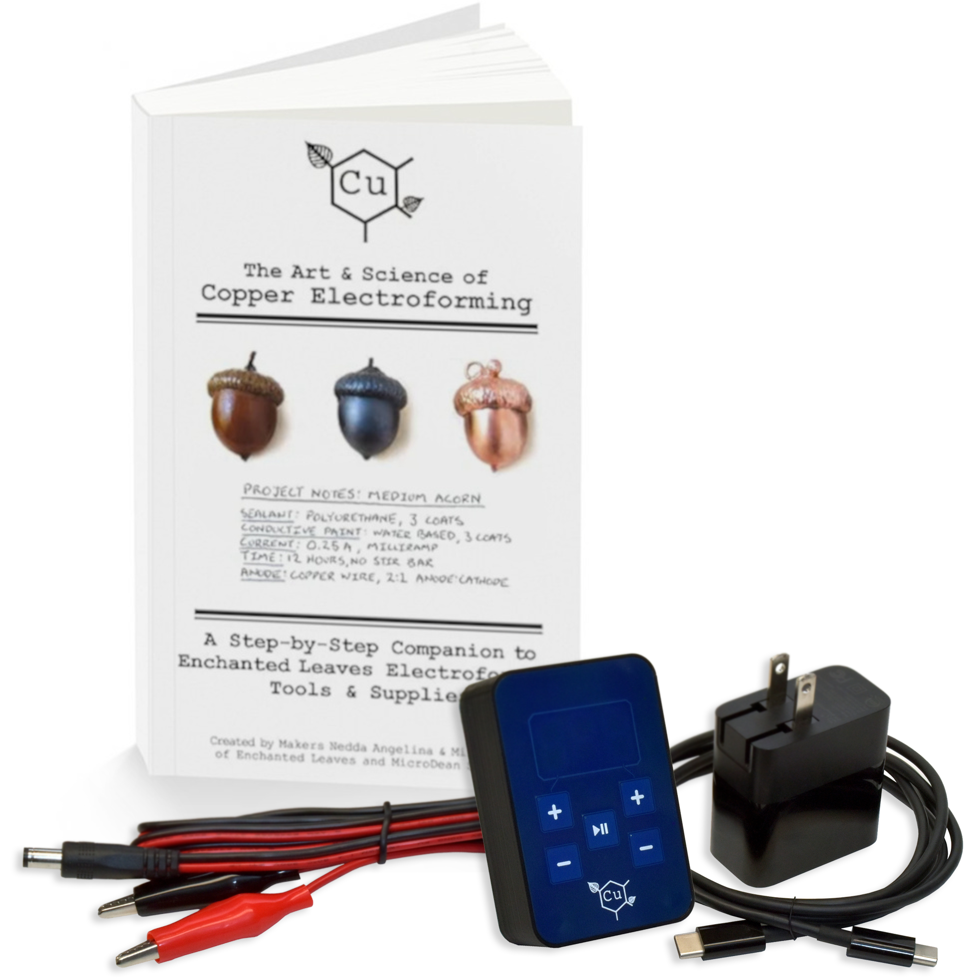 Cu MiniForm XL Power Supply for Electroforming Copper | 5 Amp | With Electroforming Tutorial Booklet |Small Compact Jewelry Rectifier