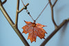 Custom Medium Copper Maple Leaf Necklace | REAL Maple Leaf Electroformed Pendant | Nature Jewelry - Enchanted Leaves - Nature Jewelry - Unique Handmade Gifts