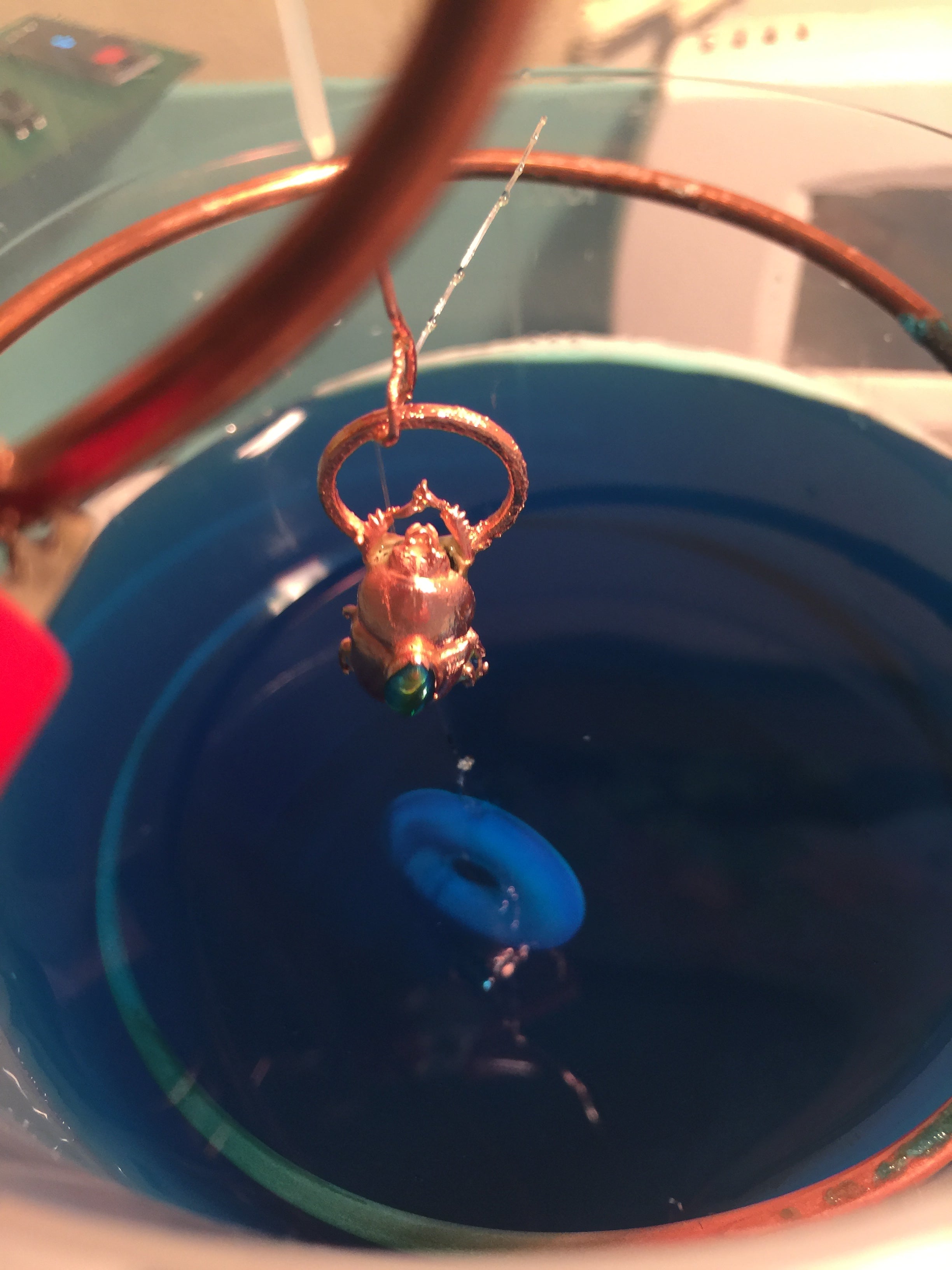 Copper Electroforming Solution | Set of TWO 1 L Bottles + Electroforming Tutorial Booklet - Enchanted Leaves - Nature Jewelry - Unique Handmade Gifts