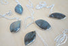 Elegant Labradorite Pendant Necklace | Labradorite Crystal Gemstone Jewelry - Enchanted Leaves - Nature Jewelry - Unique Handmade Gifts