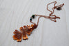 Custom Medium Fallen Copper Oak Leaf Necklace | REAL Oak Leaf Pendant | Copper Electroformed Nature - Enchanted Leaves - Nature Jewelry - Unique Handmade Gifts
