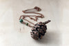 Copper Sequoia Pine Cone Necklace | Pinecone Jewelry | Electroformed Nature | Woodland Pine Cone - Enchanted Leaves - Nature Jewelry - Unique Handmade Gifts