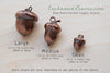 Medium Fallen Copper Acorn Necklace | REAL Oak Acorn Pendant | Copper Electroformed Nature Jewelry - Enchanted Leaves - Nature Jewelry - Unique Handmade Gifts