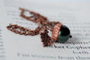 Forest & Copper Acorn Necklace | Nature Jewelry | Woodland Pearl Acorn | Fall Acorn Charm Necklace - Enchanted Leaves - Nature Jewelry - Unique Handmade Gifts