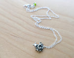 Tiny Garden Snail Necklace | Woodland Forest Slug | Cute Bug Charm Necklace