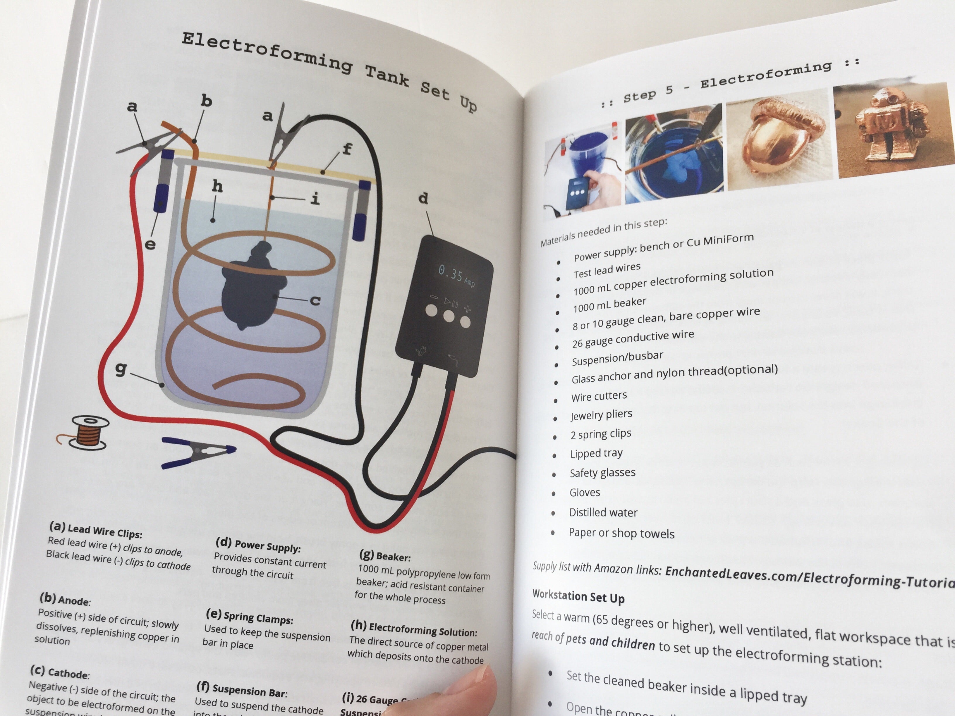 Copper Electroforming Solution | Set of TWO 1 L Bottles + Electroforming Tutorial Booklet
