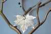 Large Fallen Silver Maple Leaf Necklace | REAL Maple Leaf Electroformed Nature - Enchanted Leaves - Nature Jewelry - Unique Handmade Gifts