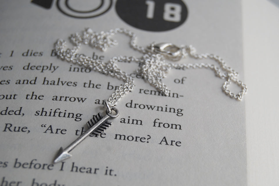 Little Silver Arrow Necklace | Arrow Charm Necklace | Boho Jewelry - Enchanted Leaves - Nature Jewelry - Unique Handmade Gifts