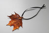 Real Maple Leaf Ornament  | Electroformed Nature | Fall Leaf Ornament | Nature Gift - Enchanted Leaves - Nature Jewelry - Unique Handmade Gifts