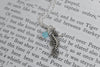 Silver Seahorse Necklace | Sea Horse Charm Necklace | Nautical Jewelry - Enchanted Leaves - Nature Jewelry - Unique Handmade Gifts