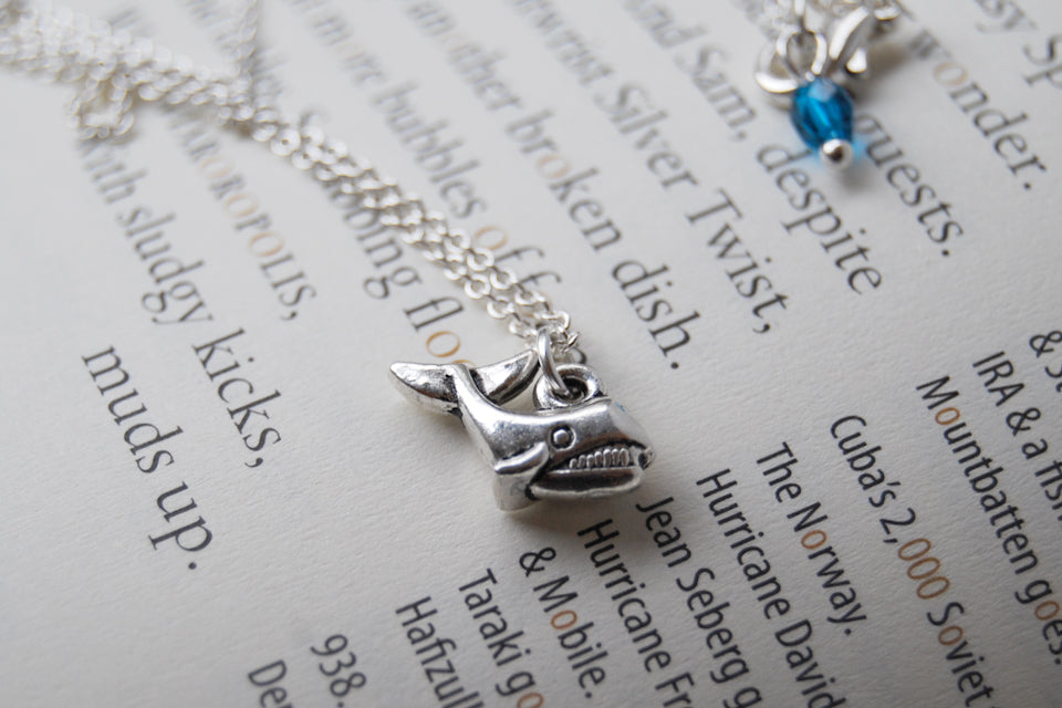 Little Silver Whale Necklace | Tiny Whale Charm Necklace | Nautical Jewelry - Enchanted Leaves - Nature Jewelry - Unique Handmade Gifts
