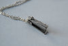 Pewter Stapler Necklace | Stapler Charm Necklace | The Office Jewelry - Enchanted Leaves - Nature Jewelry - Unique Handmade Gifts