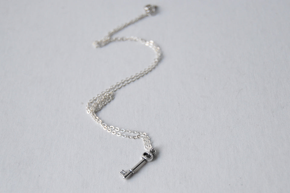Cross and Mini Key Necklace – The Giving Keys