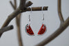 Watermelon Earrings - Enchanted Leaves - Nature Jewelry - Unique Handmade Gifts